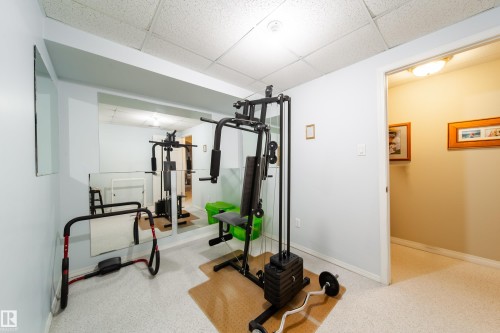 716 Hendra Crescent Nw, Edmonton, AB - Indoor Photo Showing Gym Room