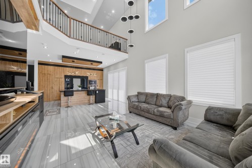 4017 47 Avenue, Beaumont, AB - Indoor Photo Showing Living Room