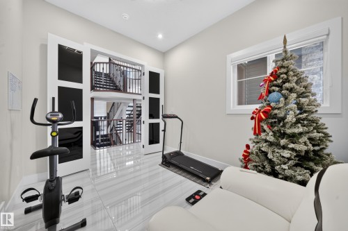 4017 47 Avenue, Beaumont, AB - Indoor Photo Showing Gym Room