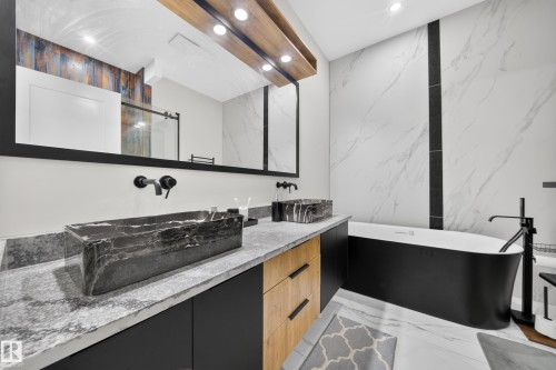 4017 47 Avenue, Beaumont, AB - Indoor Photo Showing Bathroom