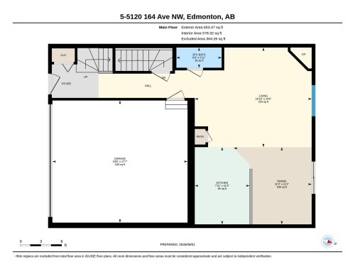 Floor plan - #5 5120 164 Av Nw, Edmonton, AB 