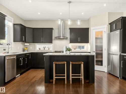 5610 Pierre Court, Beaumont, AB - Indoor Photo Showing Kitchen With Upgraded Kitchen