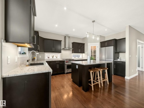 5610 Pierre Court, Beaumont, AB - Indoor Photo Showing Kitchen With Upgraded Kitchen