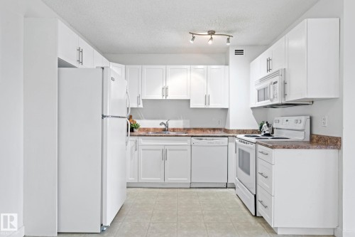 #808 9710 105 St Nw, Edmonton, AB - Indoor Photo Showing Kitchen
