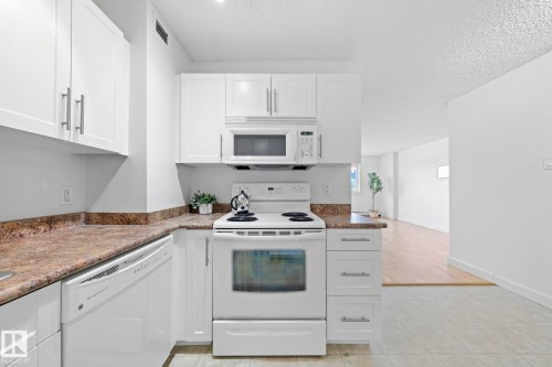 #808 9710 105 St Nw, Edmonton, AB - Indoor Photo Showing Kitchen