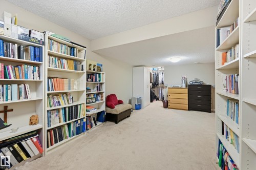 Built-in shelving, recessed ceiling, neutral carpeting, and a walk-in closet - 1111 176 Street Sw, Edmonton, AB 