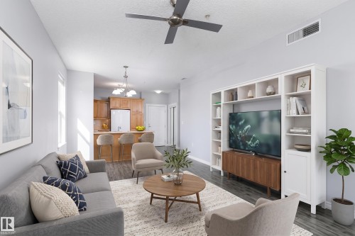 Virtual staging for Living Room - #314 9820 165 St Nw, Edmonton, AB 