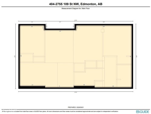 Floor plan - #404 2755 109 St Nw, Edmonton, AB 