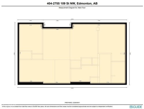 Floor plan - #404 2755 109 St Nw, Edmonton, AB 