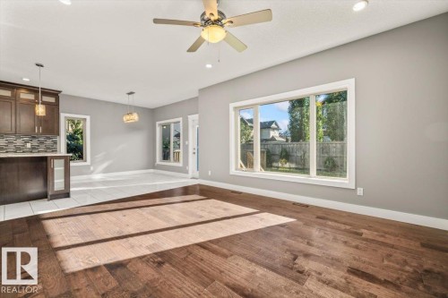 Hardwood flooring and recessed lighting throughout - 1090 Armitage Crescent Sw, Edmonton, AB 