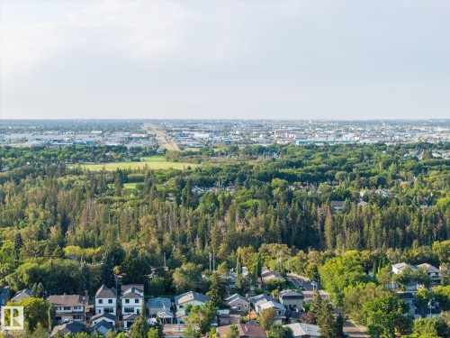 Expansive urban landscape with extensive tree coverage and residential properties - 8952 81 Avenue Nw, Edmonton, AB 