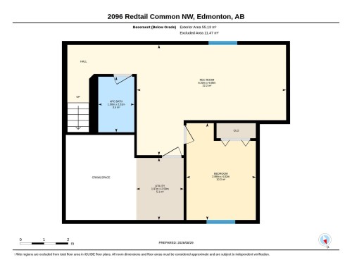 Floor plan - 2096 Redtail Common Nw, Edmonton, AB 