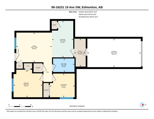 Floor plan - #58 16231 19 Av Sw, Edmonton, AB 