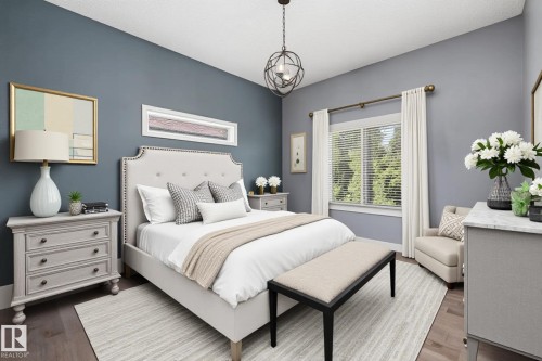 4044 Crowsnest Crescent, Sherwood Park, AB - Indoor Photo Showing Bedroom