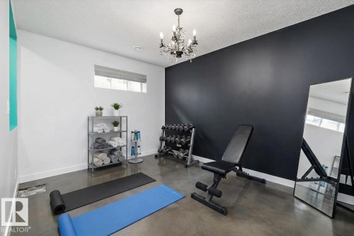 4044 Crowsnest Crescent, Sherwood Park, AB - Indoor Photo Showing Gym Room