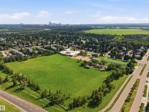 Expansive green spaces with a distant city skyline - 14307 50 Avenue Nw, Edmonton, AB 