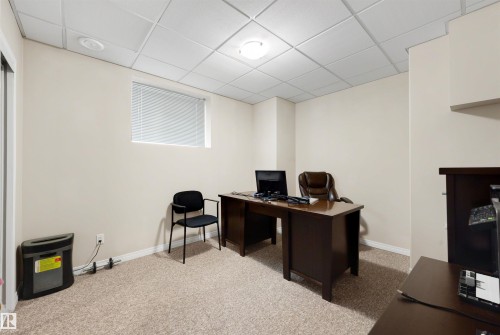 Recessed lighting and a drop ceiling - 282 Ozerna Road Nw, Edmonton, AB 