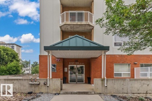 #704 9707 105 St Nw, Edmonton, AB - Outdoor With Balcony