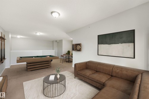 #427 3425 19 St Nw, Edmonton, AB - Indoor Photo Showing Living Room