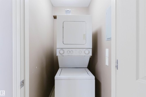 Vertical stackable washer and dryer unit - #1-405 4245 139 Av Nw, Edmonton, AB 