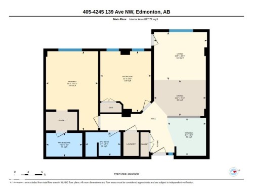 Floor plan - #1-405 4245 139 Av Nw, Edmonton, AB 