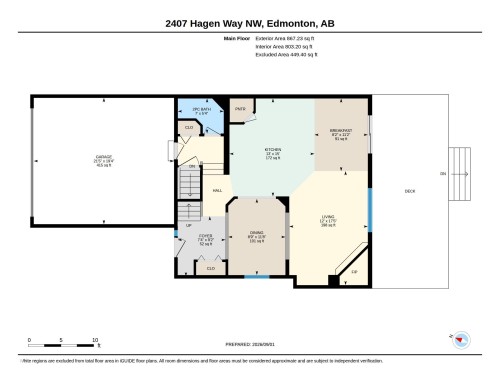 Floor plan - 2407 Hagen Way Nw, Edmonton, AB 