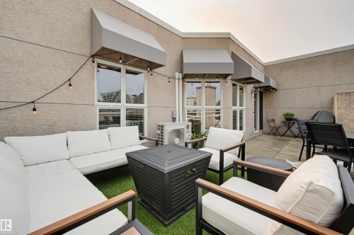 #403 9910 111 St Nw, Edmonton, AB - Outdoor With Deck Patio Veranda With Exterior