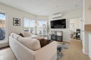 #403 9910 111 St Nw, Edmonton, AB  - Indoor Photo Showing Living Room 