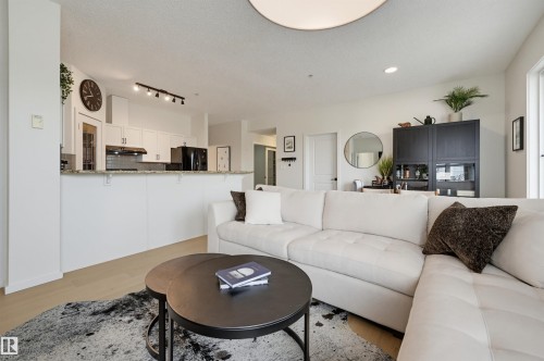 #403 9910 111 St Nw, Edmonton, AB - Indoor Photo Showing Living Room