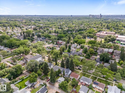 Expansive neighborhood featuring mature trees and established residential properties - 9315 86 Street Nw, Edmonton, AB 