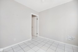 White tiled flooring - 