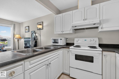 #47 16823 84 St Nw, Edmonton, AB - Indoor Photo Showing Kitchen With Double Sink