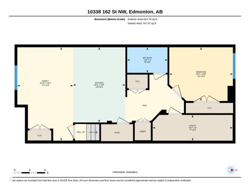 Floor plan - 10338 162St Nw, Edmonton, AB 