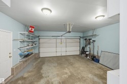 Large double attached garage - 