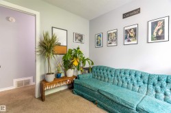 Light gray walls complement the neutral carpeting - 
