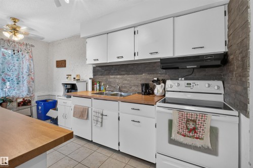 #12 14120 80 St Nw, Edmonton, AB - Indoor Photo Showing Kitchen With Double Sink