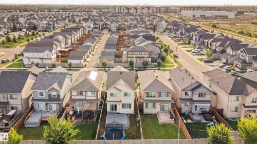 Residential community featuring a variety of detached homes with distinct architectural styles, private fenced yards, and tree-lined streets - 9232 224 St Nw Nw, Edmonton, AB 