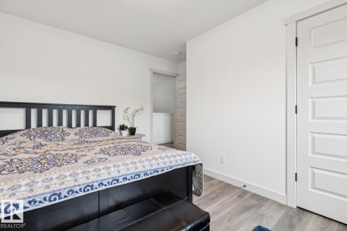 White interior walls with wood-finish flooring - 22434 99A Avenue Nw, Edmonton, AB 