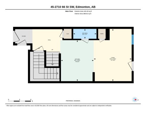 Floor plan - #45 2710 66 St Sw, Edmonton, AB 