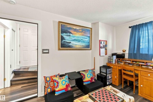 Wood-finish flooring throughout - #6 15 Poirier Av, St. Albert, AB 