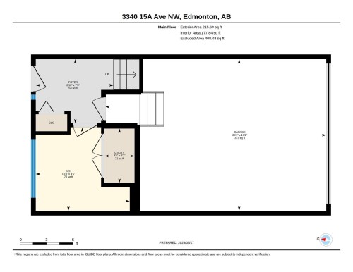Floor plan - 3340 15A Avenue Nw, Edmonton, AB 