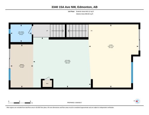 Floor plan - 3340 15A Avenue Nw, Edmonton, AB 