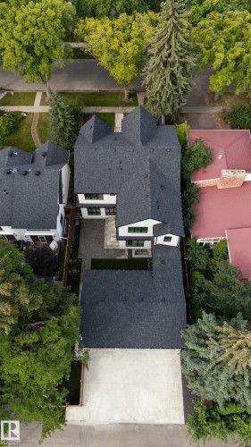 Asphalt shingle roof with multiple gables - 10223 130 Street Nw, Edmonton, AB 