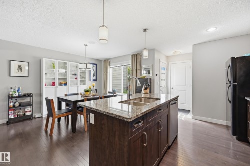 704 176 Street Sw, Edmonton, AB - Indoor Photo Showing Kitchen With Double Sink