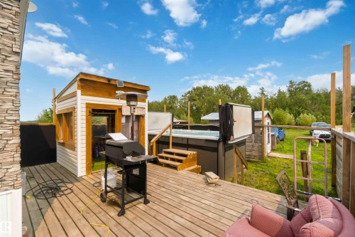 58502 Rng Rd 273, Rural Westlock County, AB - Outdoor With Deck Patio Veranda With Exterior