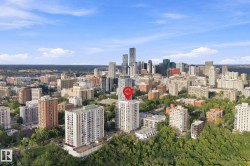 Urban high-rise building with a prominent central location - 