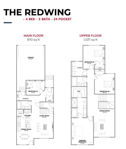 Floor plan - 1095 Starling Drive Nw, Edmonton, AB 