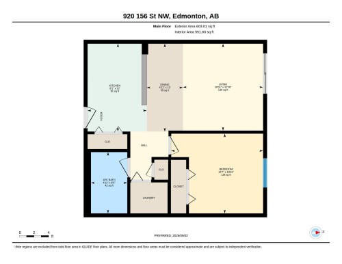 Floor plan - #419 920 156 St Nw, Edmonton, AB 