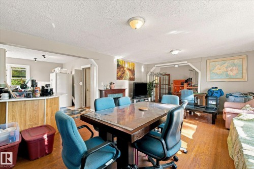 Hardwood flooring throughout the main living area - 11008 109 Street Nw, Edmonton, AB 