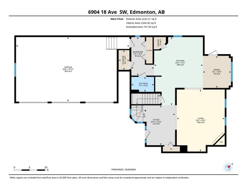 Floor plan - 6904 18 Avenue Sw, Edmonton, AB 